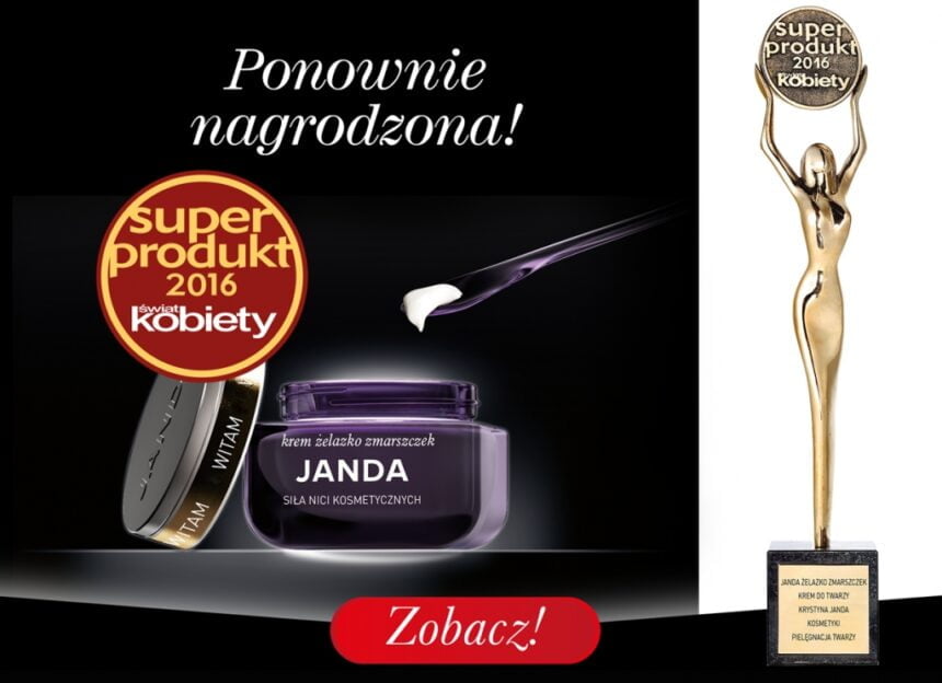 Krem do twarzy w fioletowym słoiku od Janda