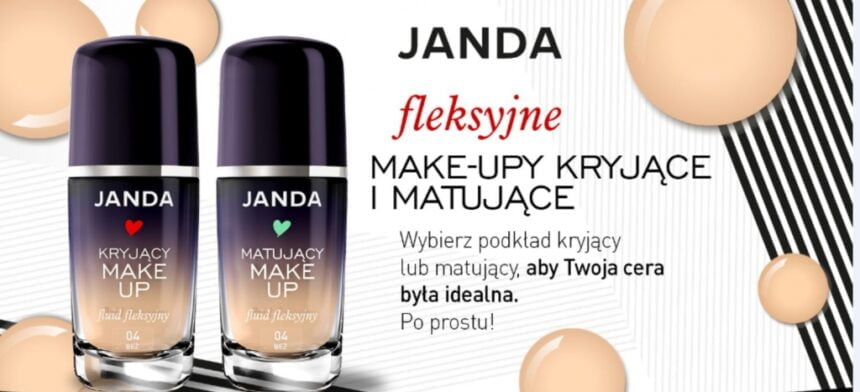 Fluid fleksyjny od Janda na białym tle