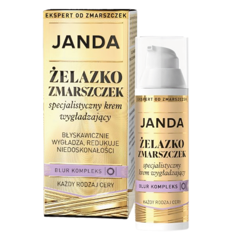 janda żelazko zmarszczek krem wygładzający niedoskonałości